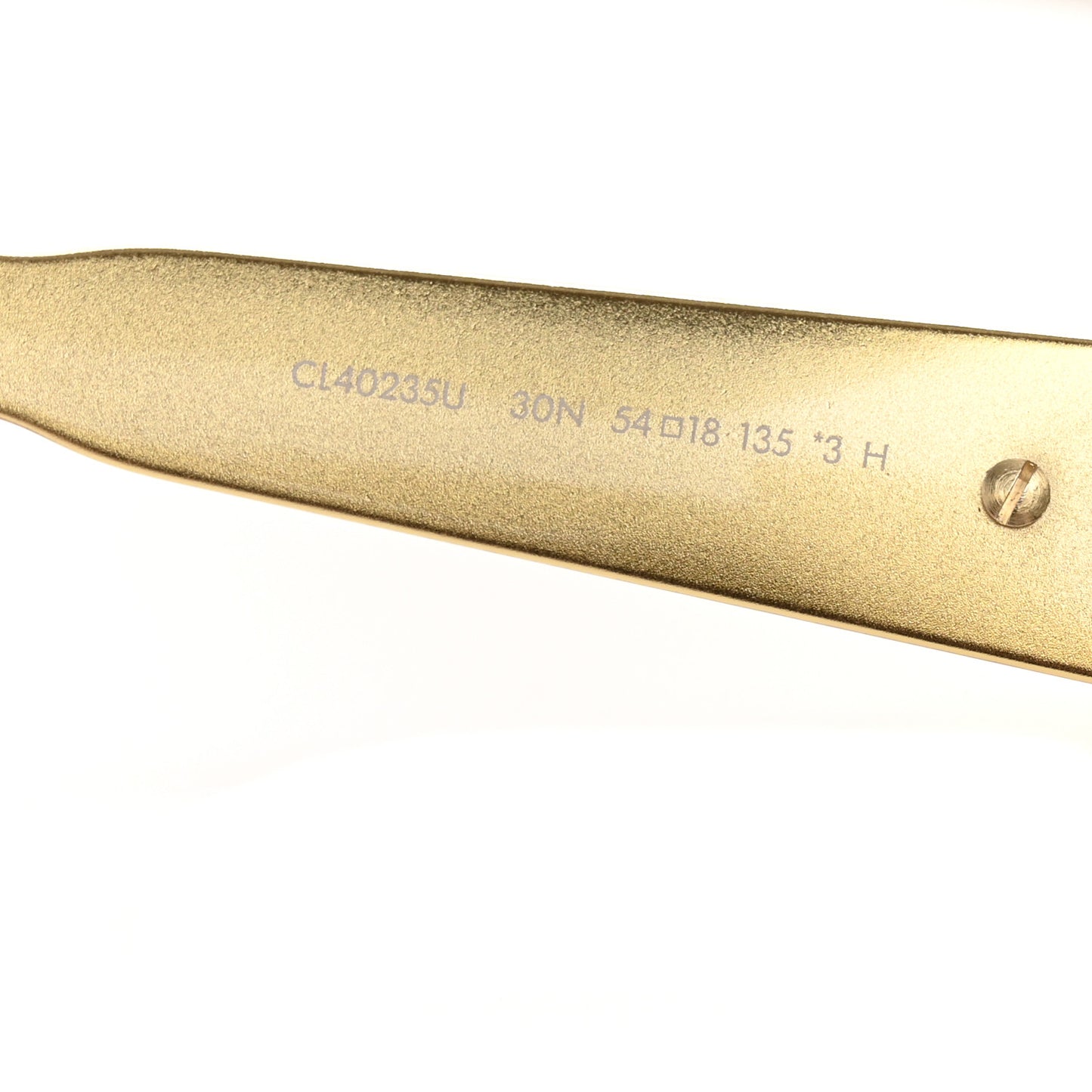 Metal Triomphe 01 Sunglasses CL40235U Gold Green