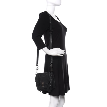 Proenza Schouler Lambskin PS1 Mini Pouch Messenger Black 2 of 13