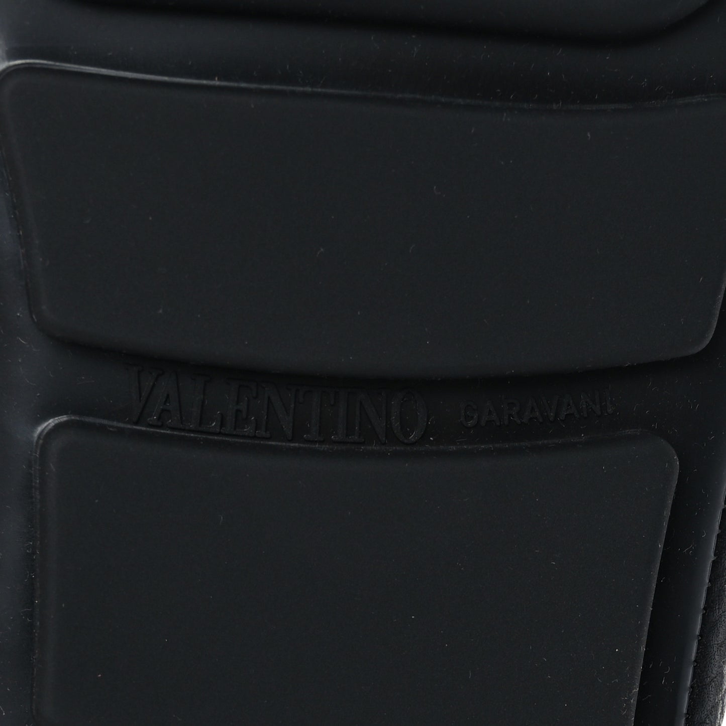 Grainy Calfskin Mens VLogo Driving Loafers 39.5 Black