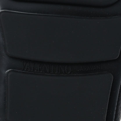 Valentino Garavani Grainy Calfskin Mens VLogo Driving Loafers 39.5 Black 8 of 8