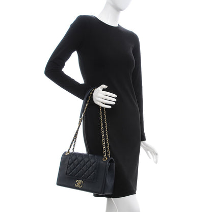 Chanel Sheepskin Quilted Vintage Mademoiselle Flap Navy 3 of 10