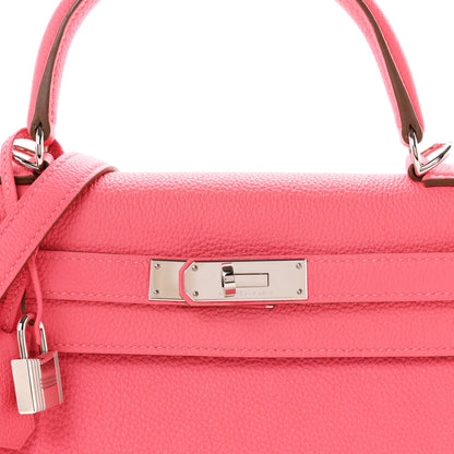 Hermes Togo Kelly Retourne 28 Rose Lipstick 8 of 11