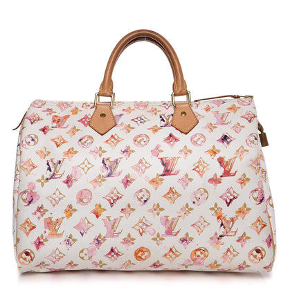 Louis Vuitton Watercolor Aquarelle Speedy 35 White 1 of 19