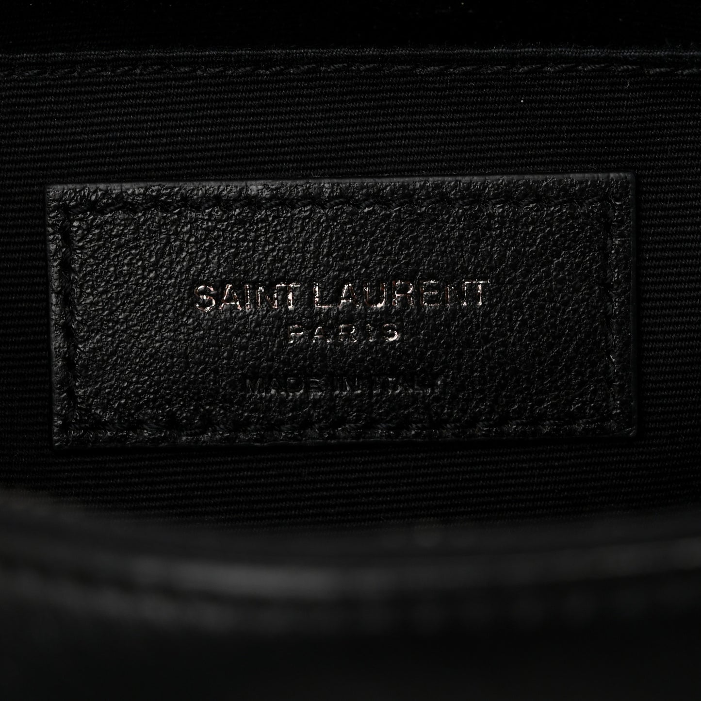 Calfskin Matelasse Monogram Lou Camera Bag Black