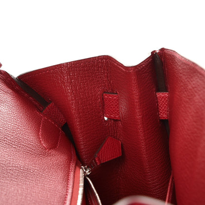 Hermes Epsom Birkin 30 Rouge Casaque 15 of 37