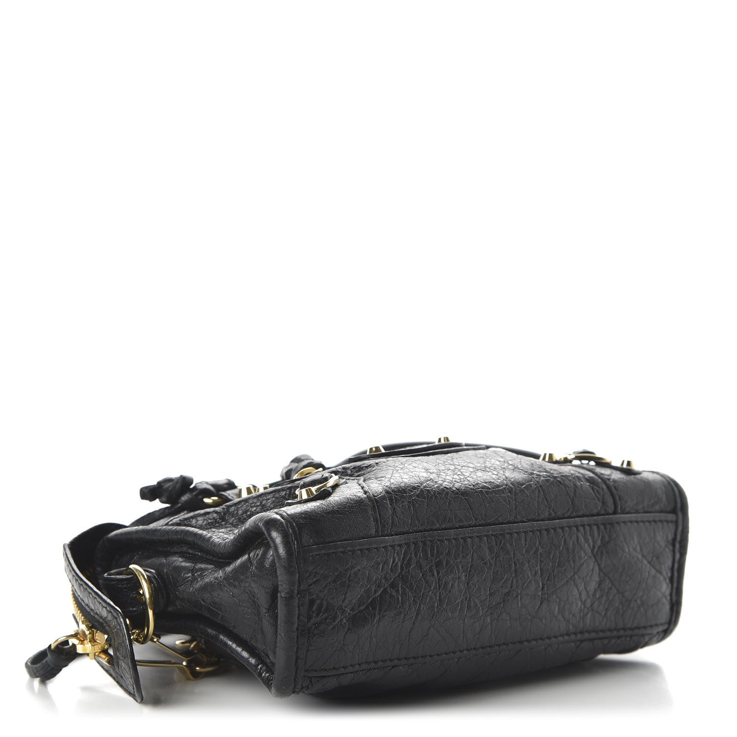 Balenciaga Agneau Classic Gold Hardware Nano City Black 4 of 11