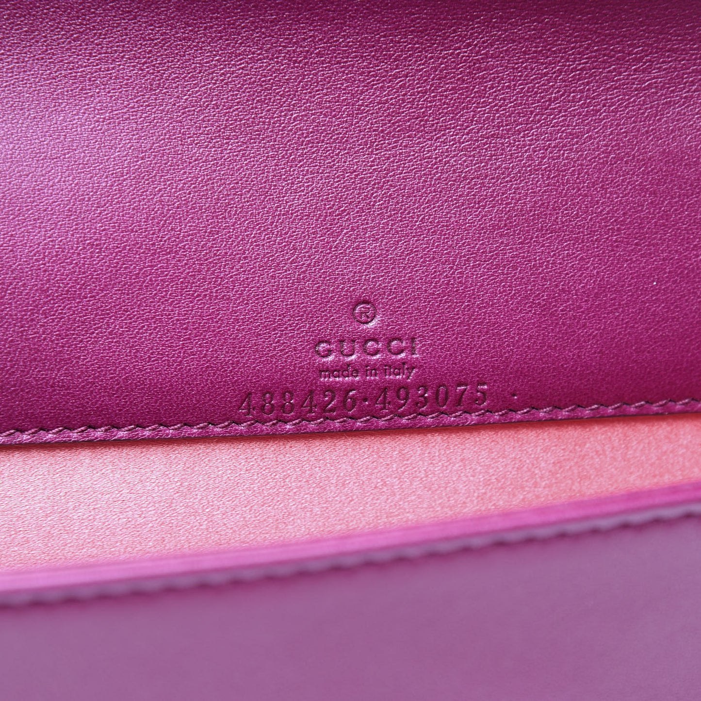 Velvet Matelasse GG Marmont Mini Bag Fuchsia Violet Cyclamen