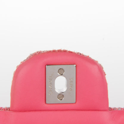 Chanel Tweed Quilted Saint Tropez Flap Pink 6 of 8