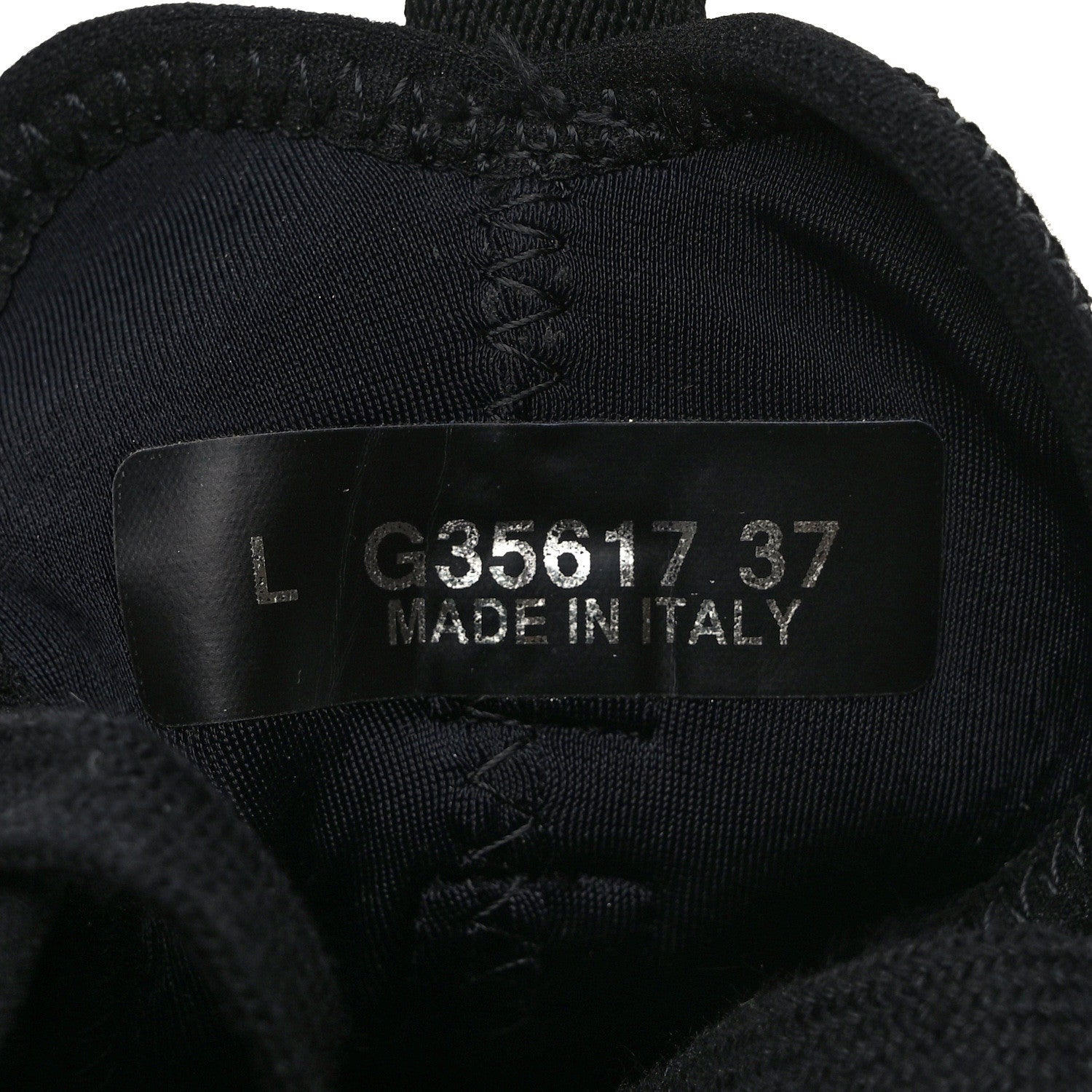 Chanel Velvet Calfskin Mixed Fibers CC Sneakers 37 Black 10 of 10