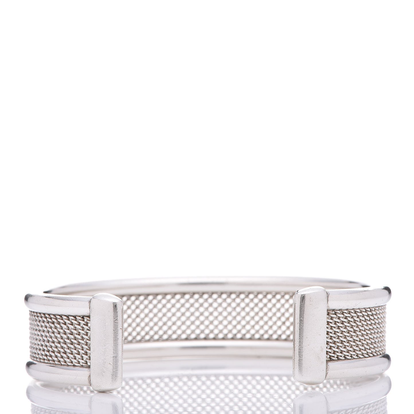 Sterling Silver Mesh Cuff Bracelet