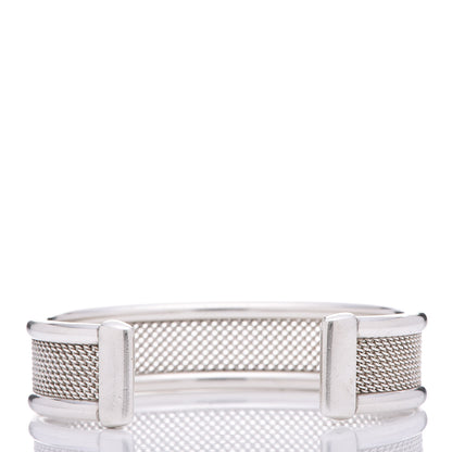 Tiffany Sterling Silver Mesh Cuff Bracelet 3 of 4