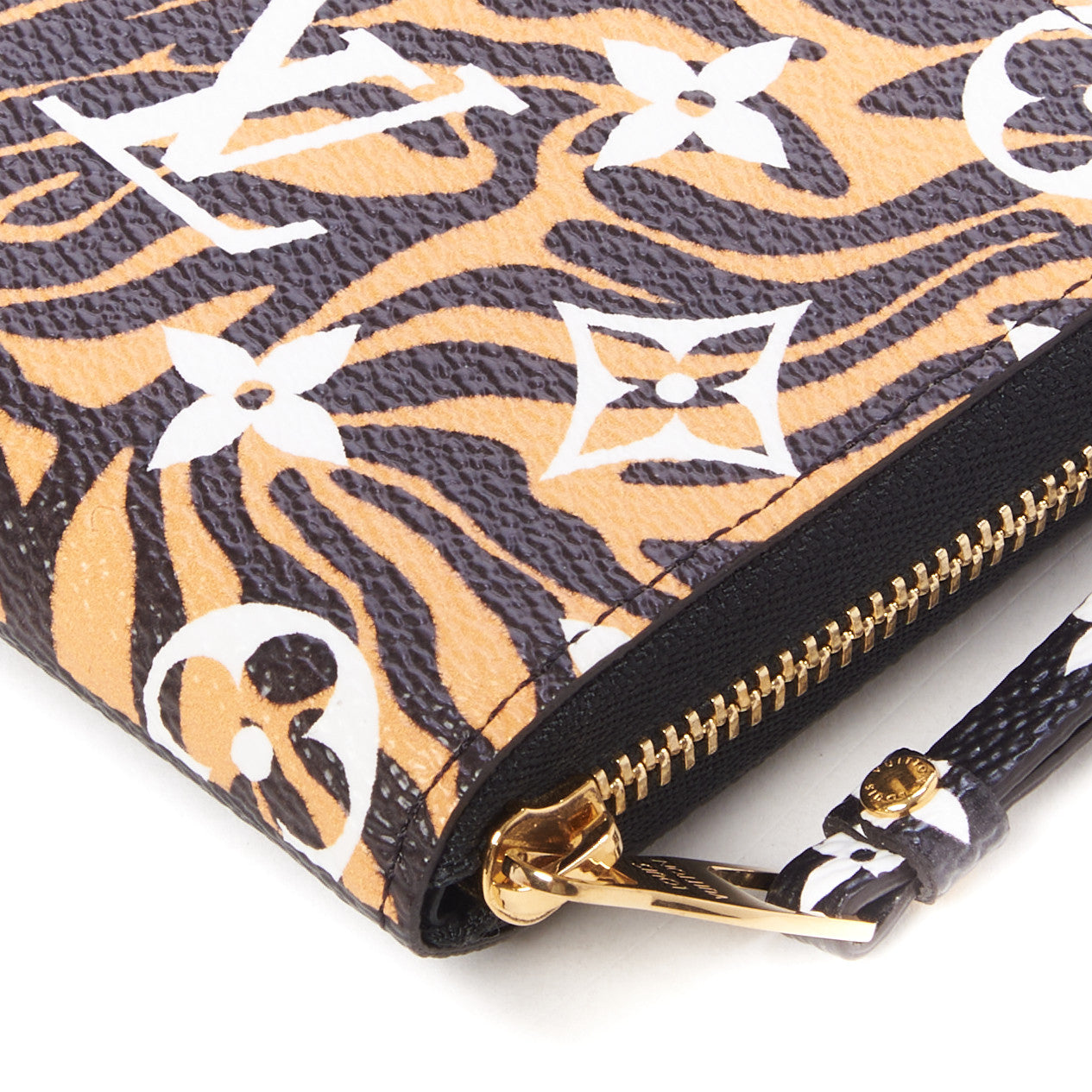 Louis Vuitton Monogram Giant Jungle Zippy Coin Purse Black 4 of 9