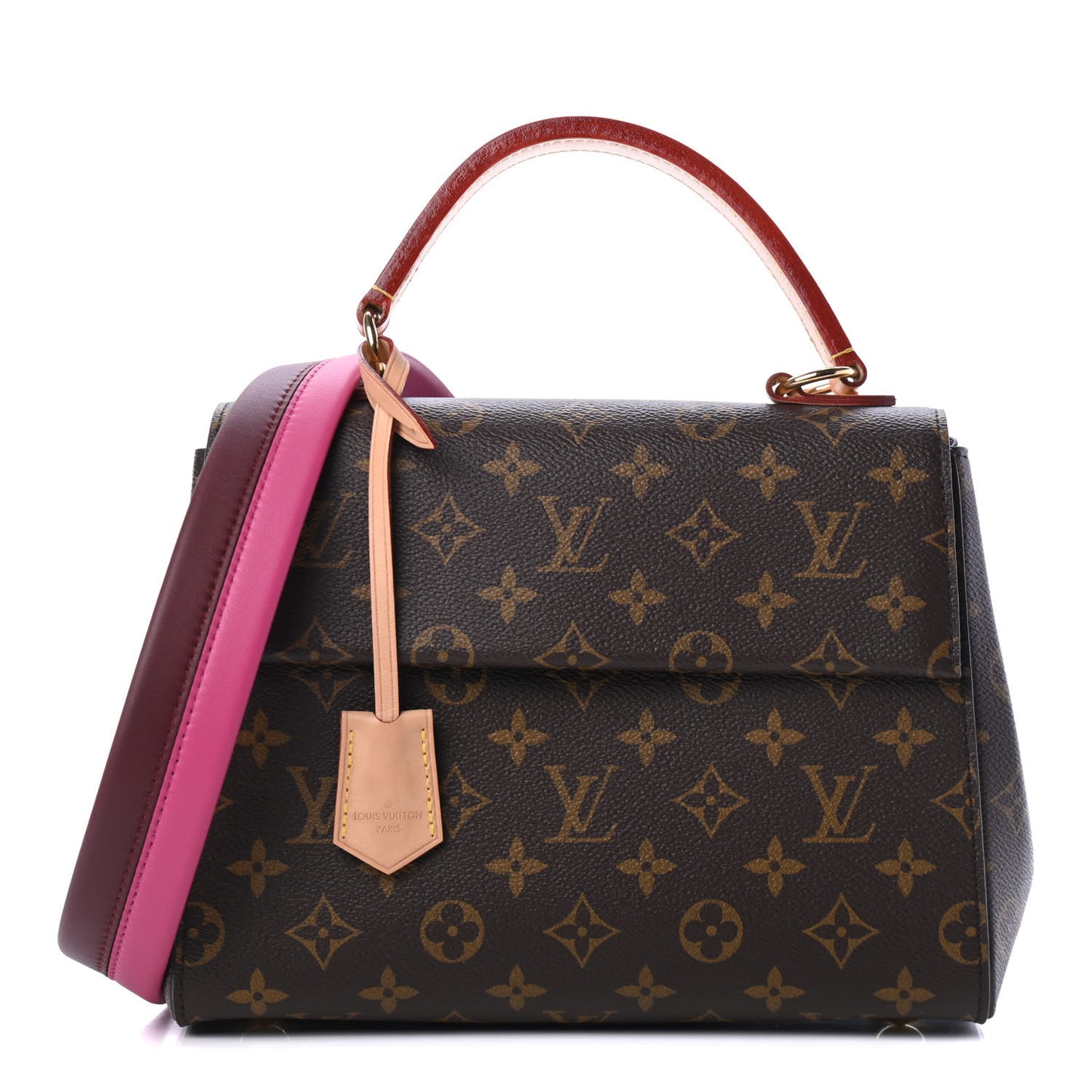 Monogram Cluny BB Bordeaux Fuchsia
