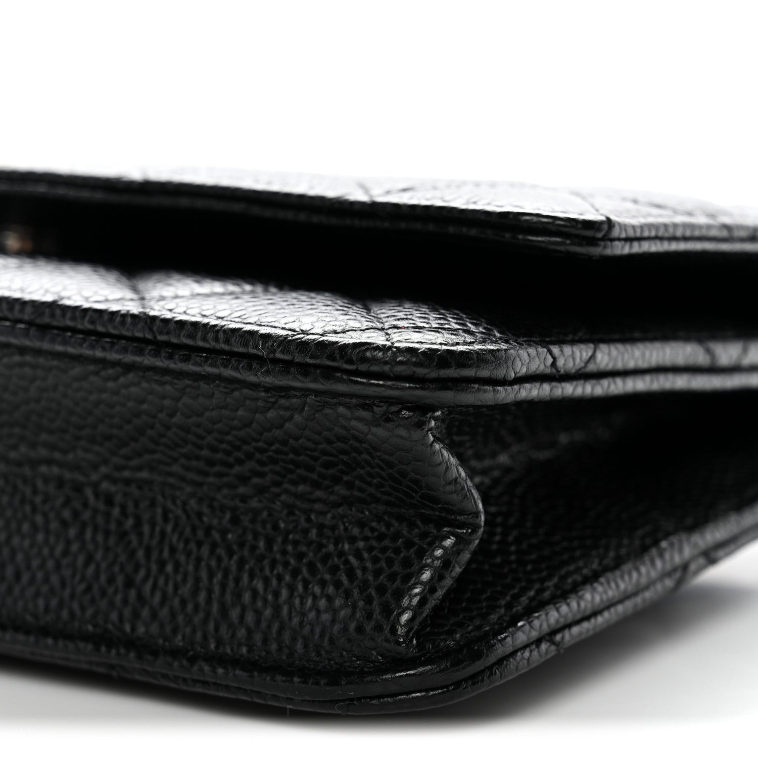 Chanel Caviar Quilted Wallet On Chain WOC Black 11 of 12