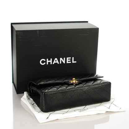 Chanel Caviar Quilted Medium Double Flap Black 4 of 9