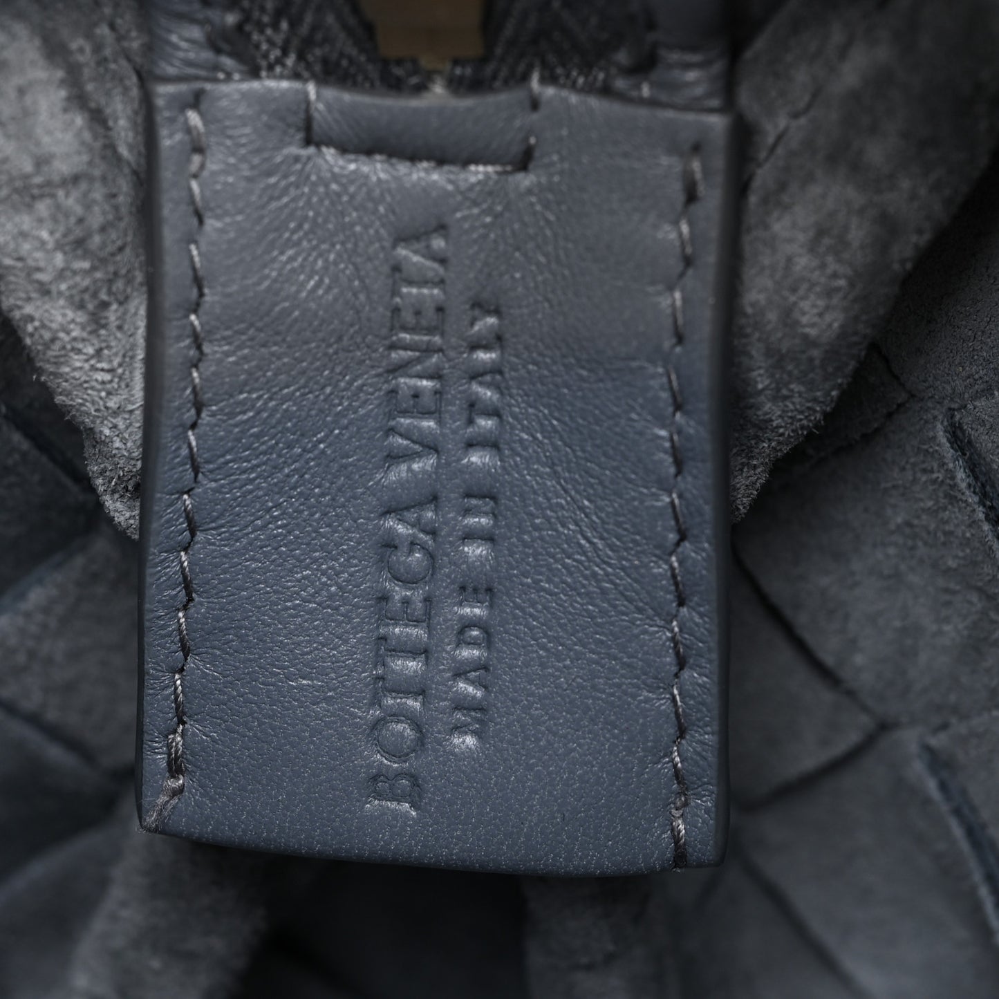 Nappa Intrecciato Mini Loop Camera Bag Thunder