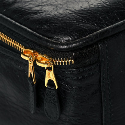 Balenciaga Agneau Medium Blanket Square Tote Black 8 of 13