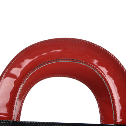 Chanel Patent Printed Shopping Tote Red 13 of 21