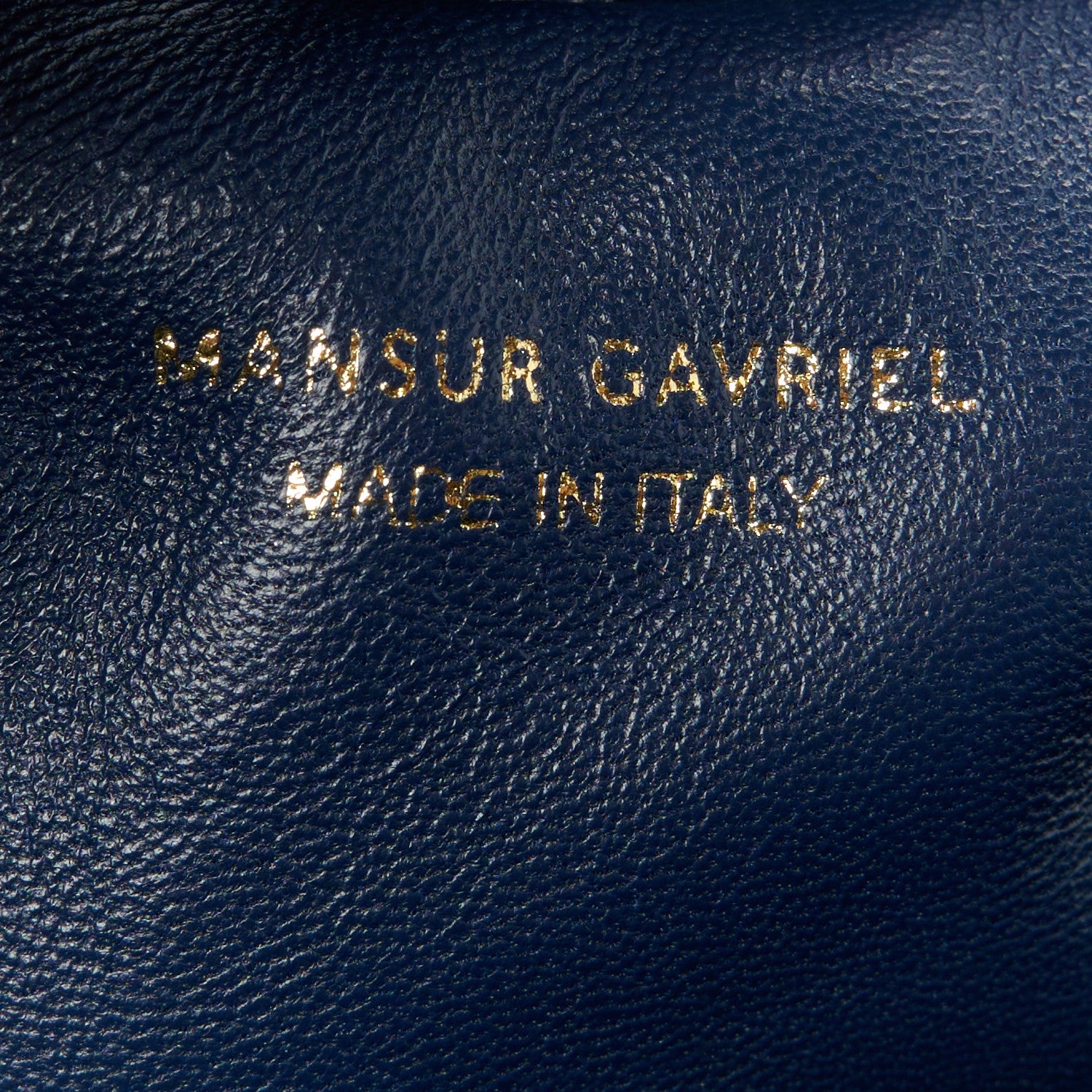 Mansur Gavriel Lambskin Mini Cloud Clutch  Blue 6 of 10