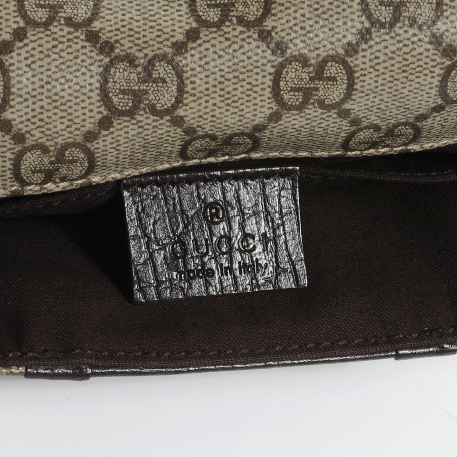 Gucci Monogram Web Belt Bag Ebony 6 of 7