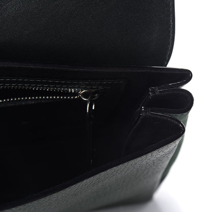 Proenza Schouler Ciclone Pebbled Calfskin Suede PS Elliot Clutch Dark Military 12 of 13