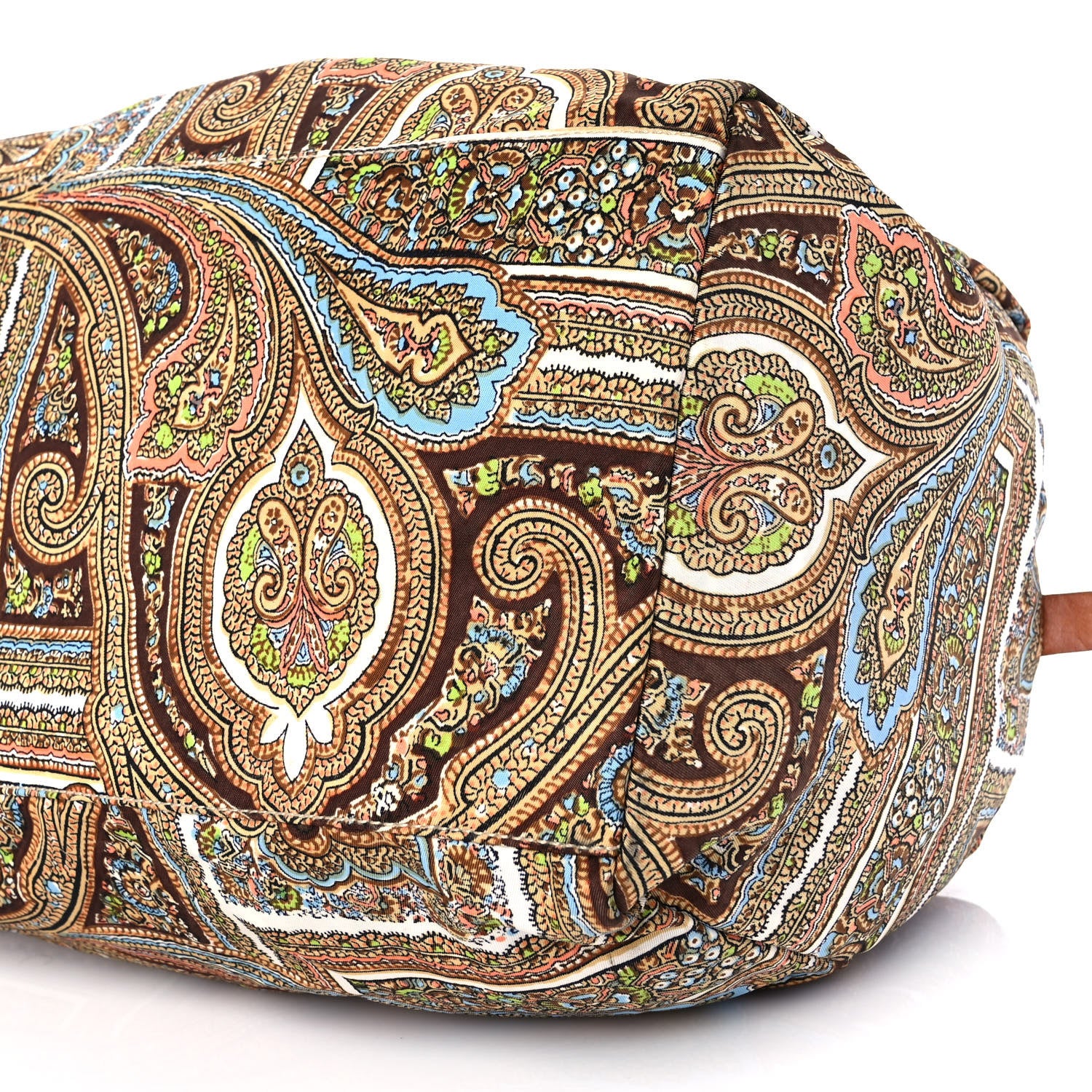 Prada Tessuto Nylon Paisley Print Tote Multicolor 7 of 7