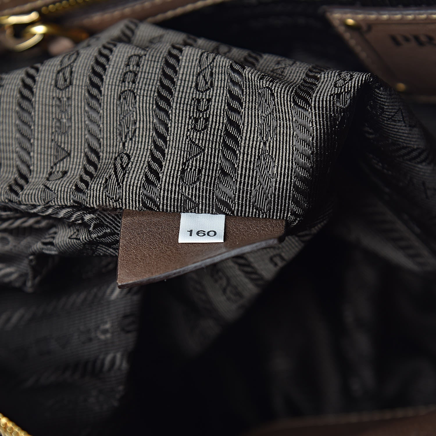 Prada Vitello Lux Bauletto Bambu 8 of 17