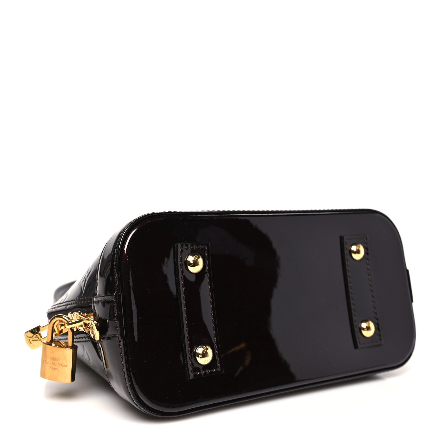 Louis Vuitton Vernis Alma BB Amarante 4 of 9