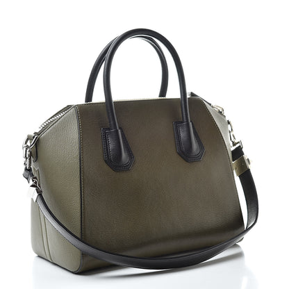 Givenchy Sugar Goatskin Small Tri-Color Antigona Olive Black 3 of 14