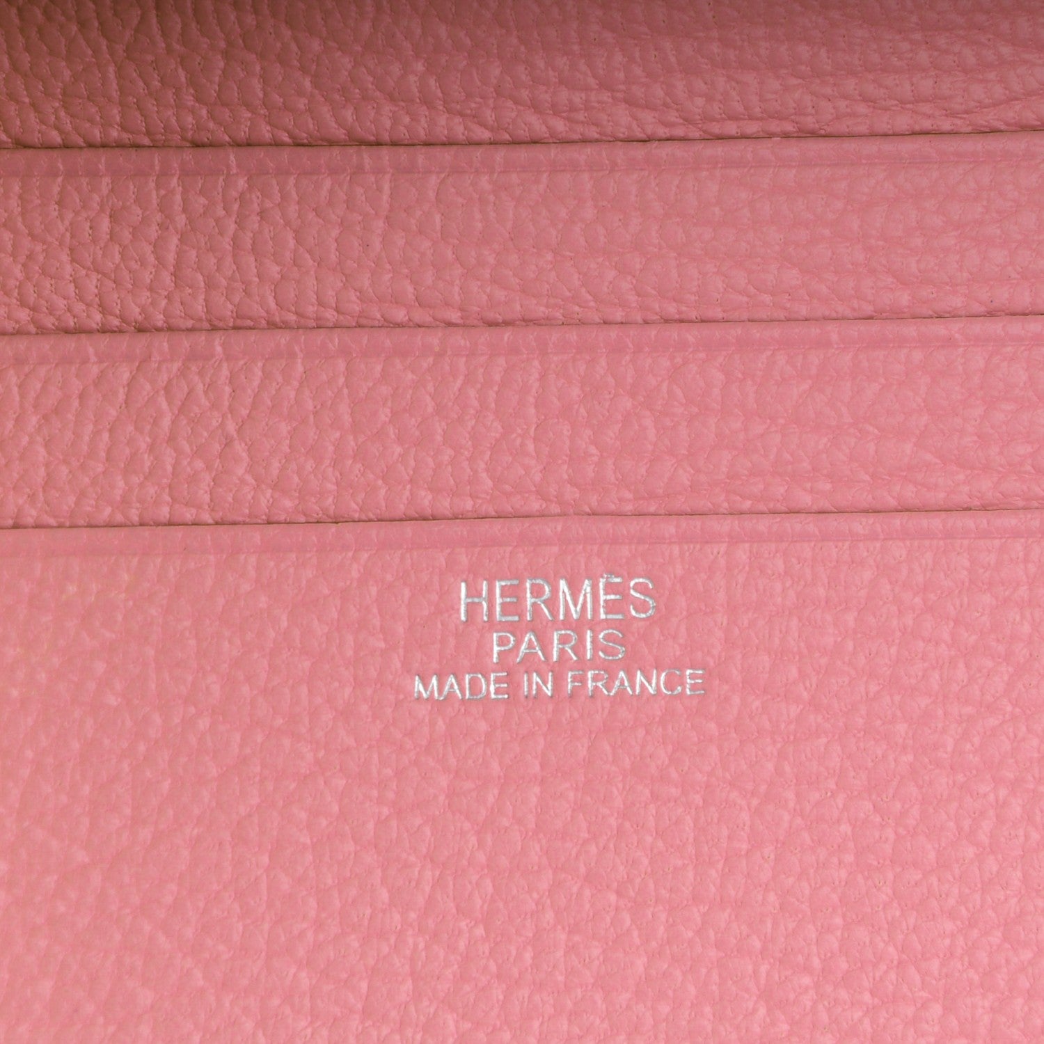 Hermes Chevre Mysore Evelyne Compact Wallet Pink 6 of 7