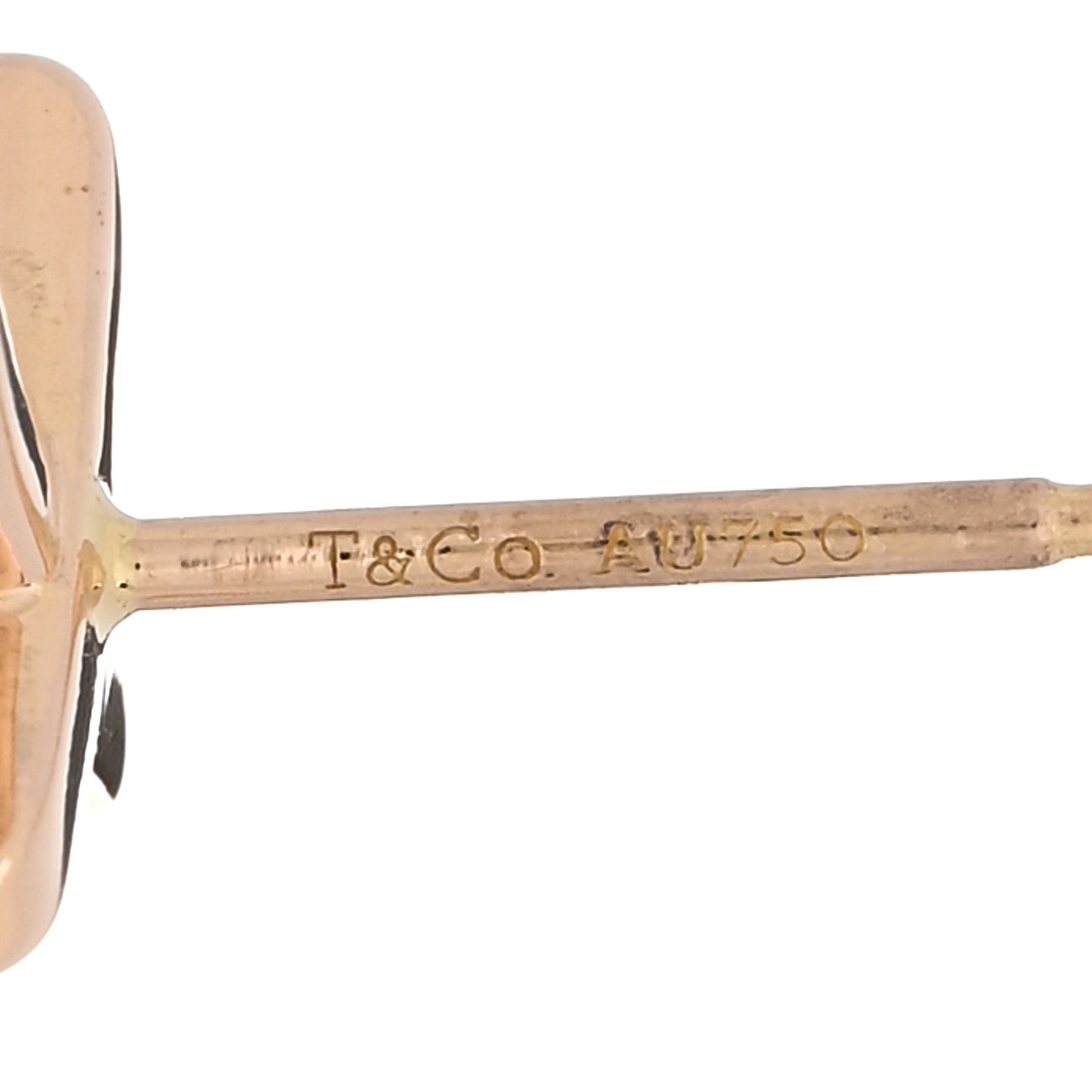 18K Rose Gold Mini Paloma's Graffiti X Earrings