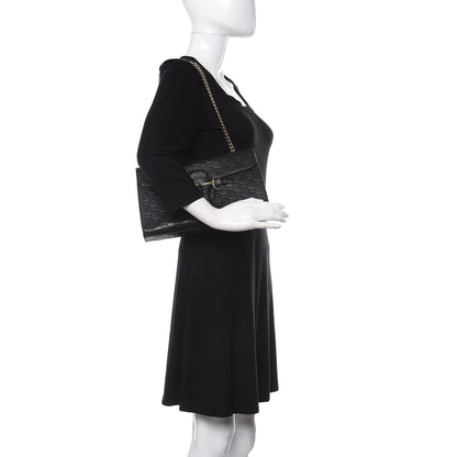 Gucci Guccissima Medium Emily Chain Shoulder Bag Black 2 of 10