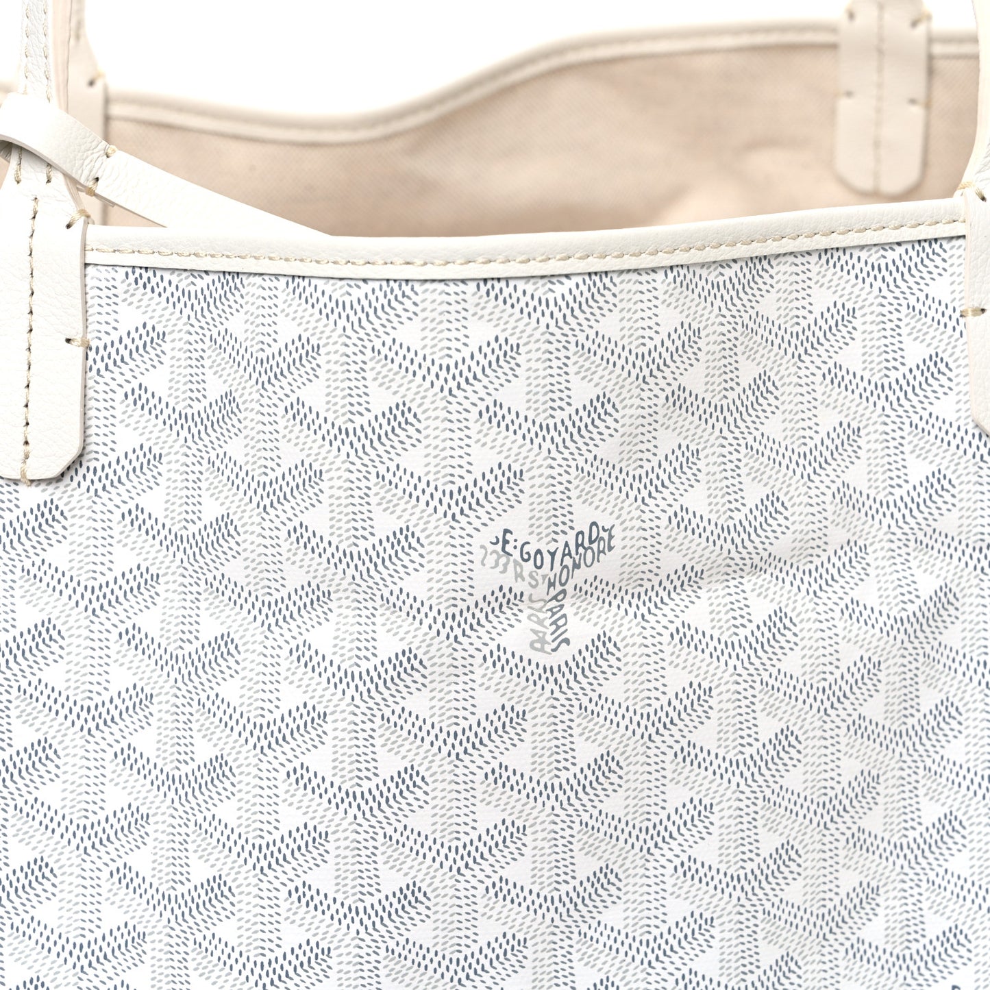 Goyardine Saint Louis GM White