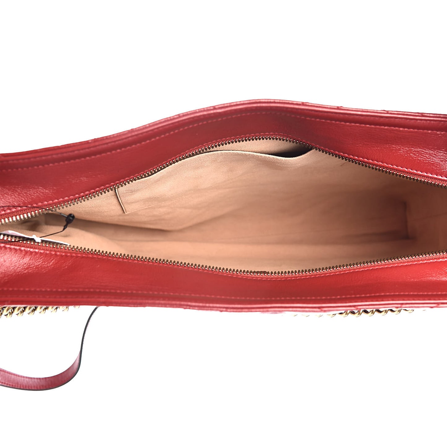 Azalea Calfskin Matelasse Medium GG Marmont Slim Tote Romantic Cerise