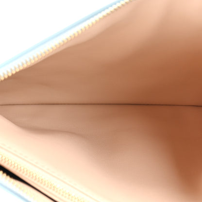 Louis Vuitton Patent Embossed Monogram Coussin PM Sky Blue 5 of 12