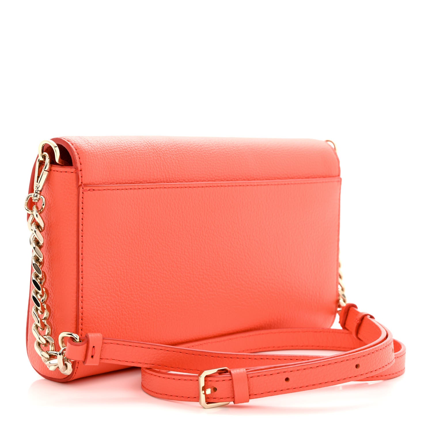 MCM Calfskin Medium Millie Crossbody Bag Hot Coral 3 of 10