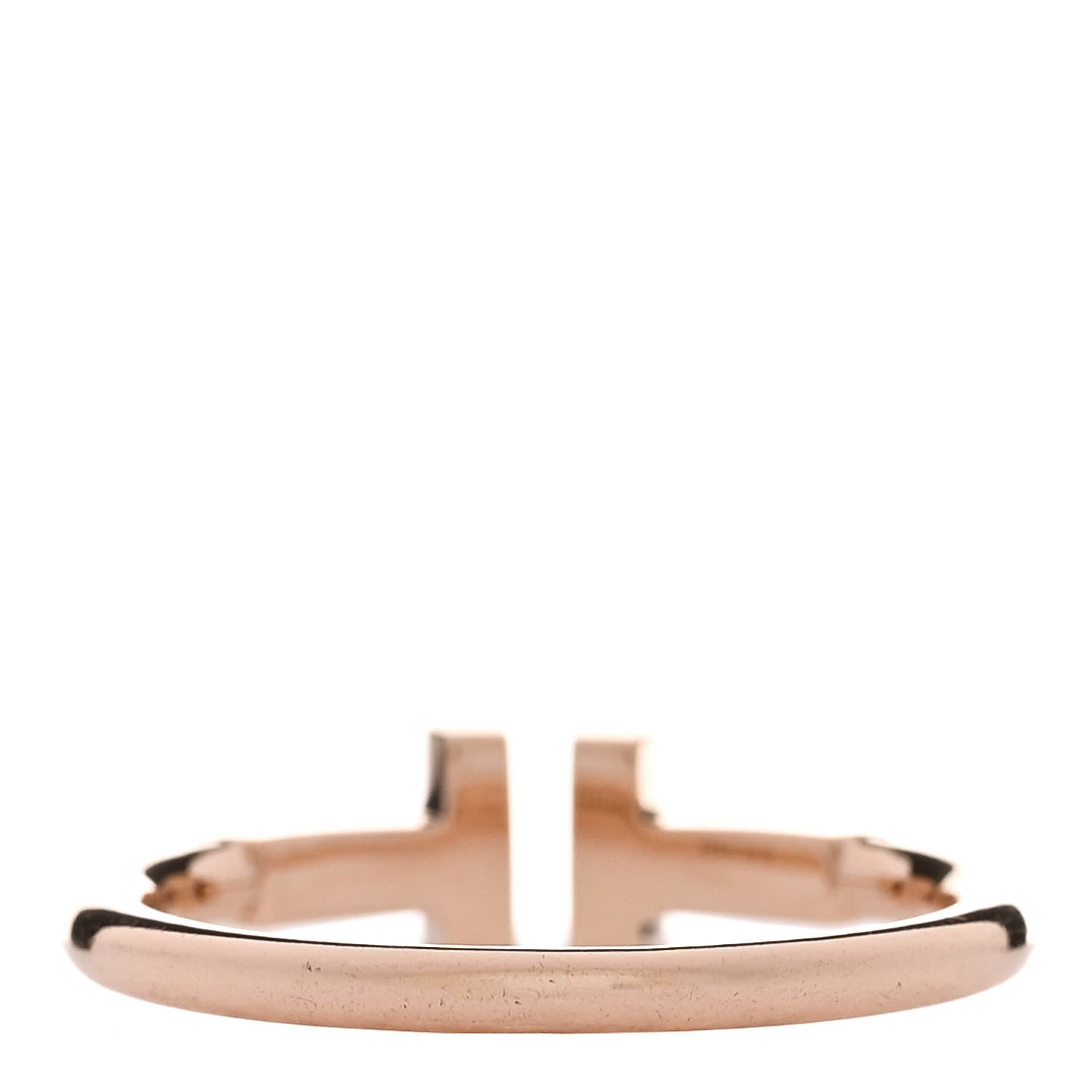 Tiffany 18K Rose Gold T Wire Ring 52 6 3 of 5