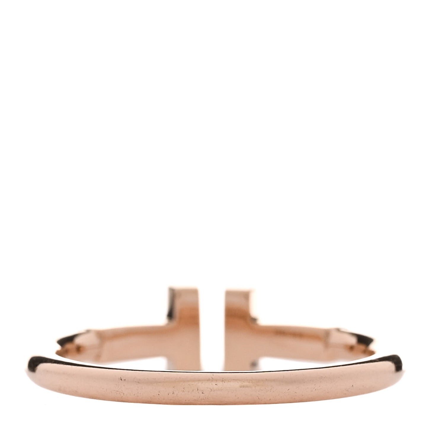 18K Rose Gold T Wire Ring 52 6
