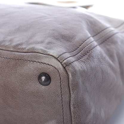 Prada Glace Calfskin Extra Wide Tote Ghiaccio Sfumato 12 of 19