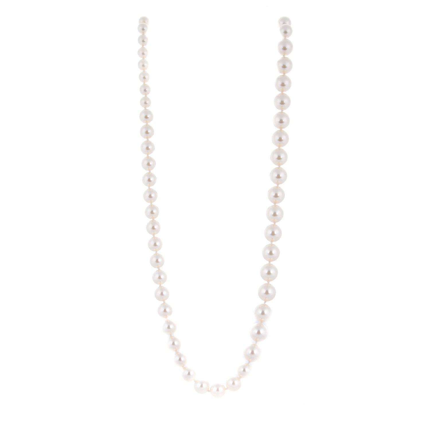 Chanel Pearl Gripoix Ruthenium CC Long Necklace Black 1 of 4