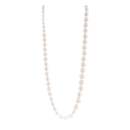 Chanel Pearl Gripoix Ruthenium CC Long Necklace Black 1 of 4