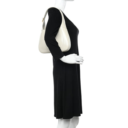 Gucci Boarded Dyana Lux Calfskin Small Jackie 1961 Hobo Mystic White 2 of 11