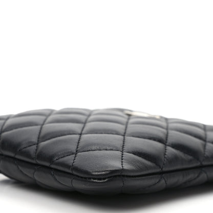 Chanel Lambskin Quilted Crossbody Bag Black 8 of 8