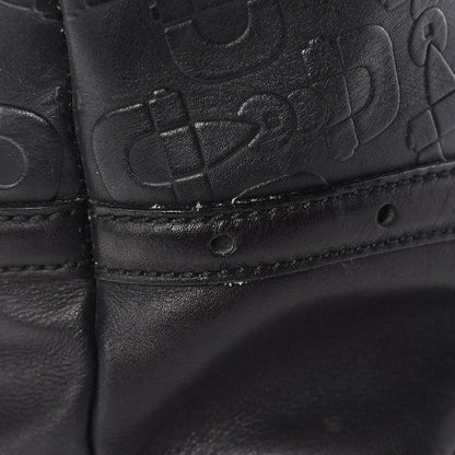 Gucci Calfskin Horsebit Embossed Large Glam Shoulder Bag Black 19 of 24