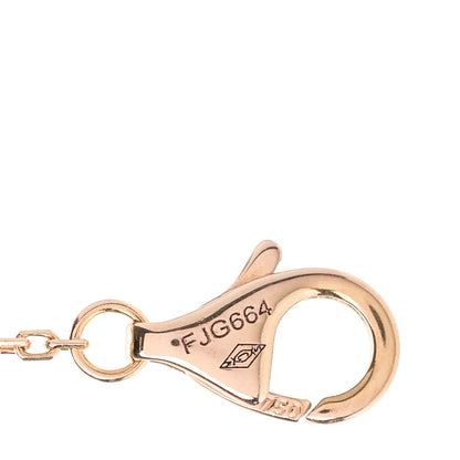 Cartier 18K Pink Gold Diamond .33ct C De Cartier Pendant Necklace 5 of 6