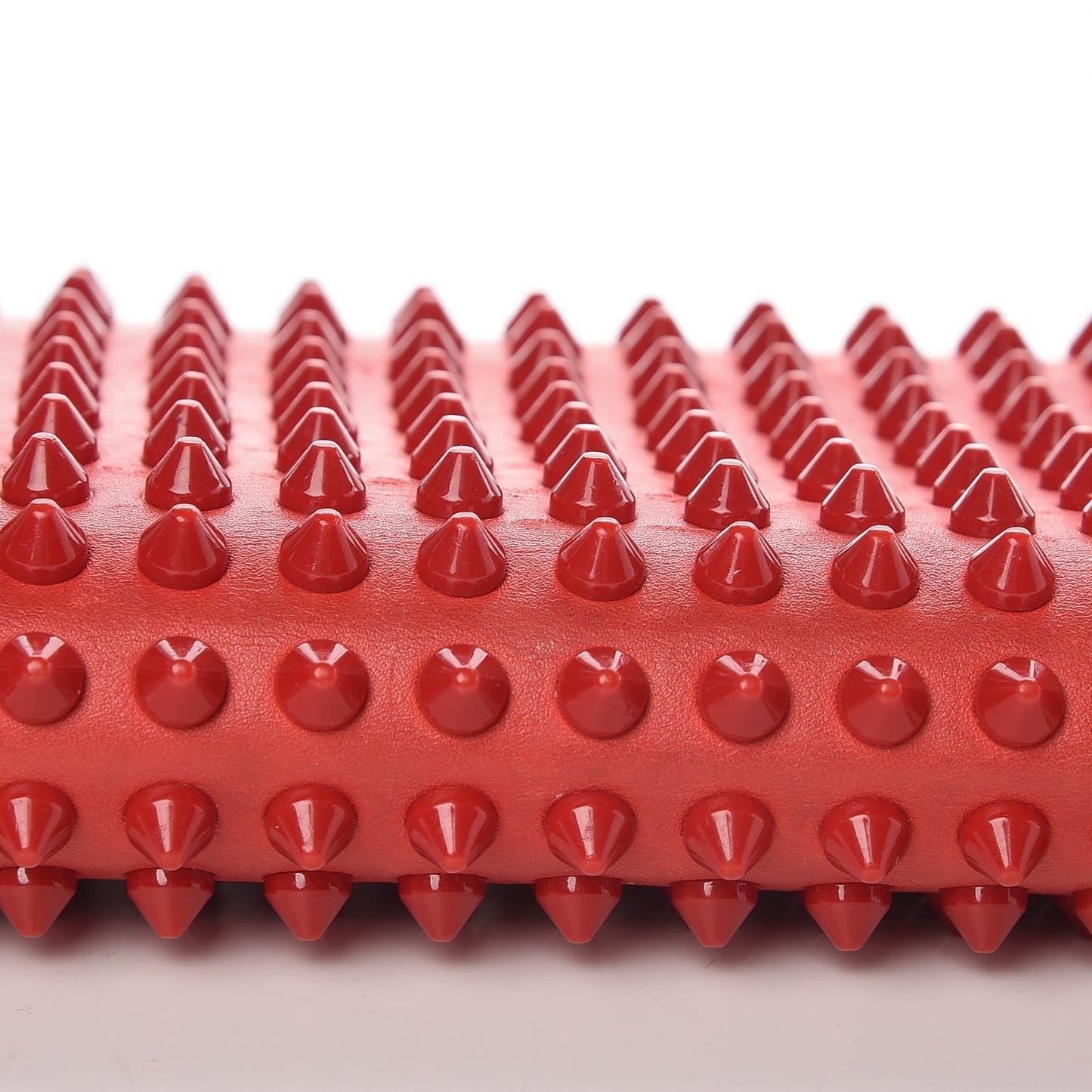 Calfskin Panettone Spiked Zip Around Wallet Rouge De Mars