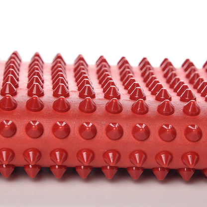 Christian Louboutin Calfskin Panettone Spiked Zip Around Wallet Rouge De Mars 12 of 18