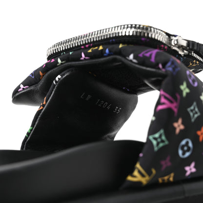 Louis Vuitton LV X TM Monogram Multicolor Pool Pillow Flat Comfort Mule 35 Black 9 of 10