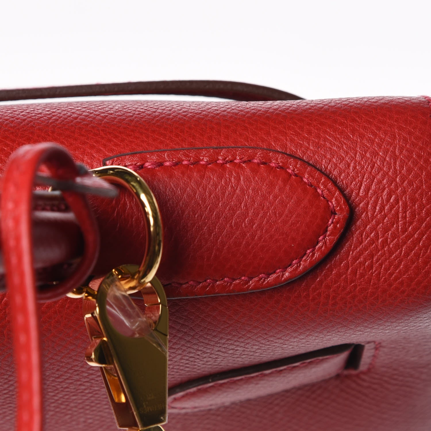 Hermes Epsom Kelly Sellier 32 Rouge Casaque 12 of 39
