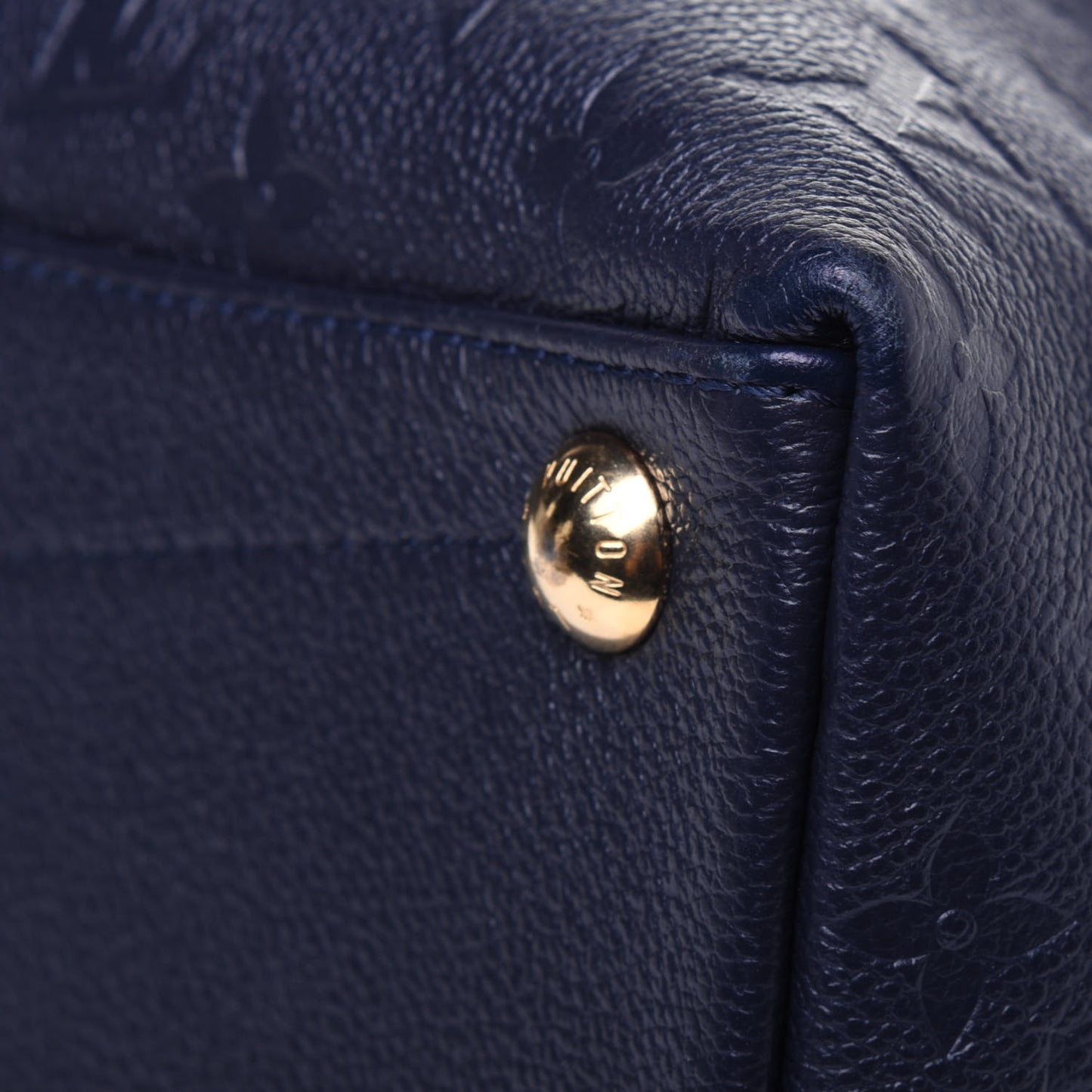 Empreinte V Tote MM Marine Rouge